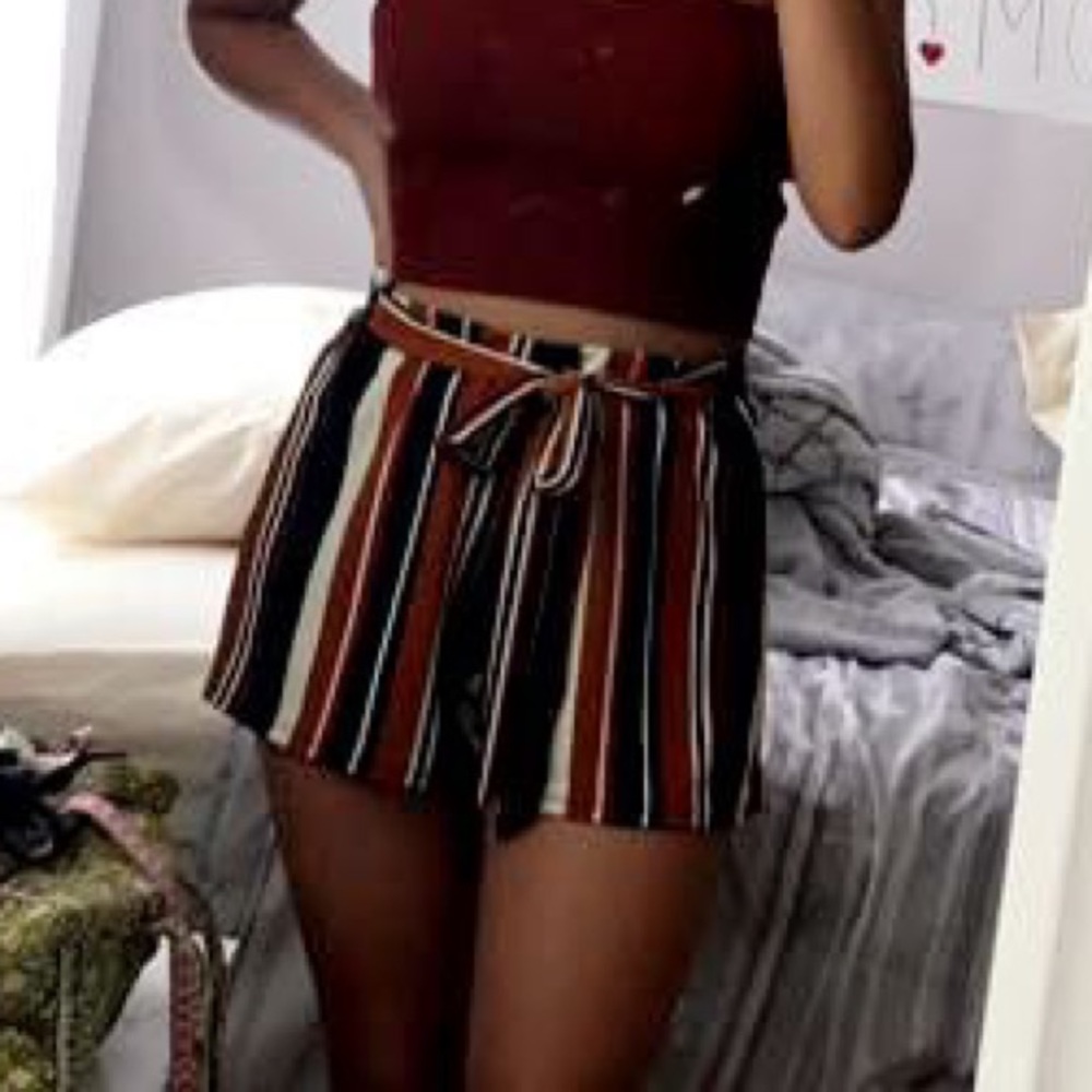 Striped shorts